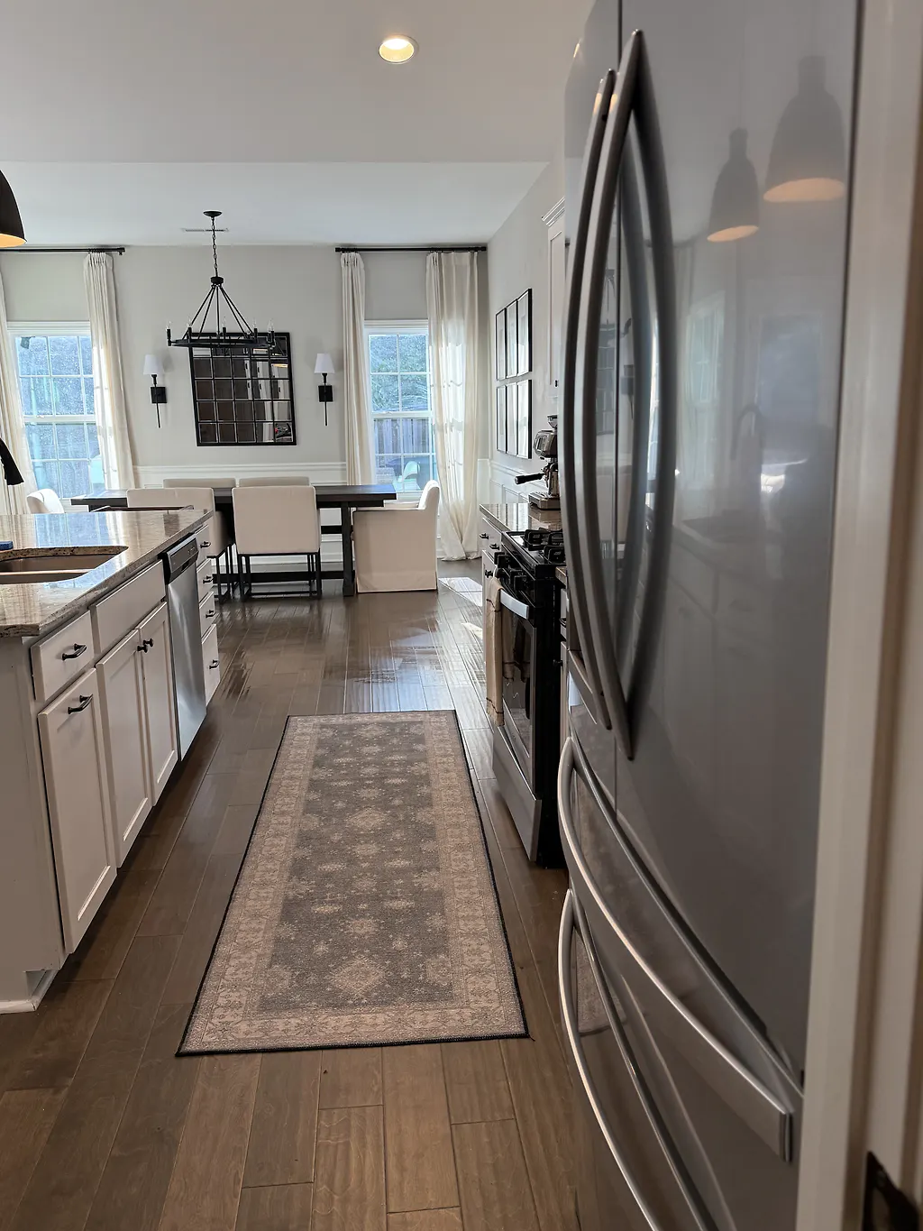 Deep cleaning service in a Knoxville kitchen with detailed countertop care