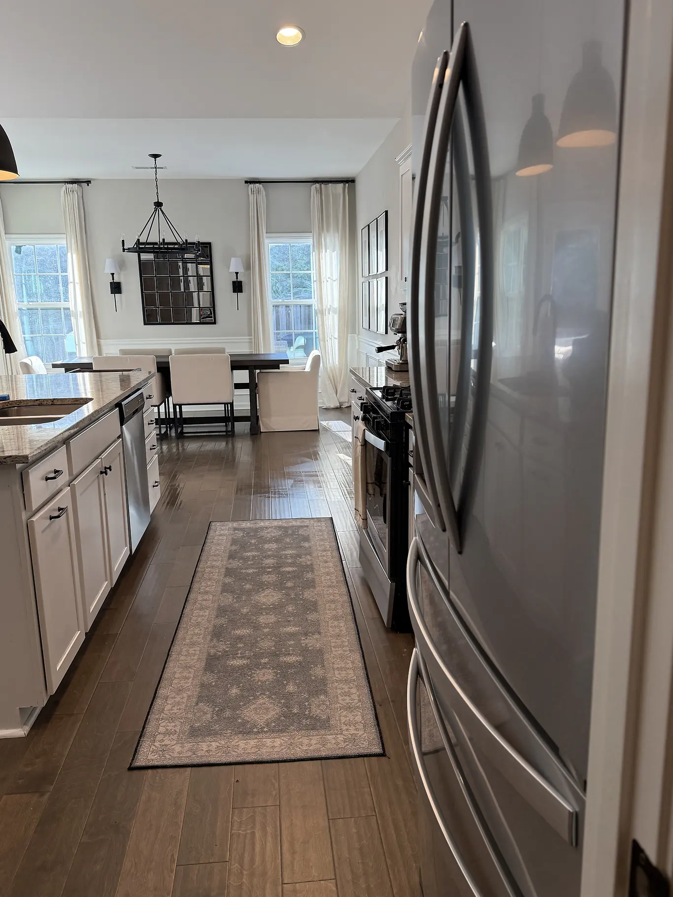 A spotless, deep-cleaned kitchen